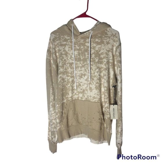 Cotton Citizen Tops - Cotton Citizen Bronx Crew stone dust tie dye distressed hoodie Size Medium NWT